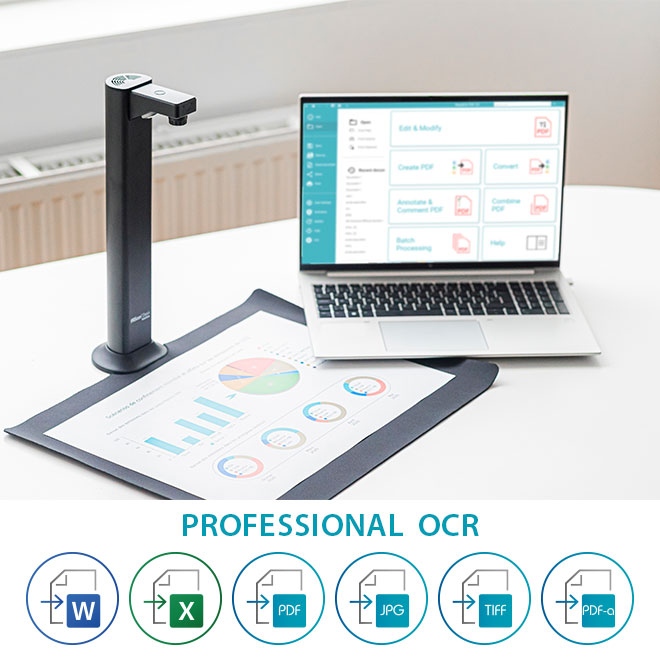 IRISScan appareil pour scanner des documents