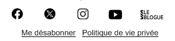 picto et texte avec des liens pour se désabonner
