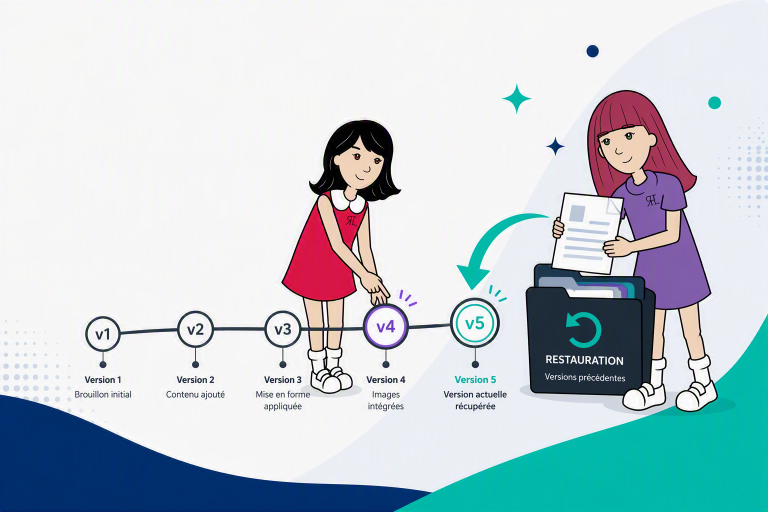 Minis kognos.pro récupérant des documents avec symbole d’historique