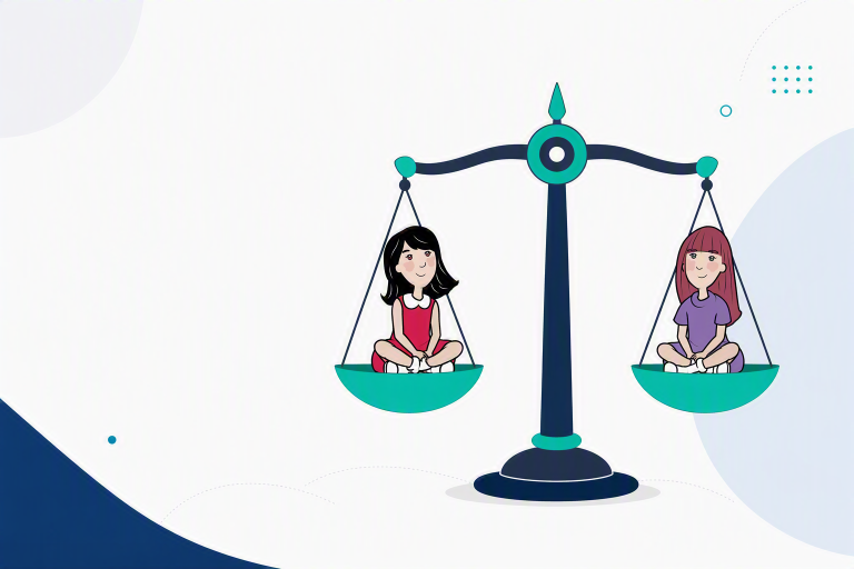 Minis kognos.pro sur une balance illustrant la comparaison équilibrée.